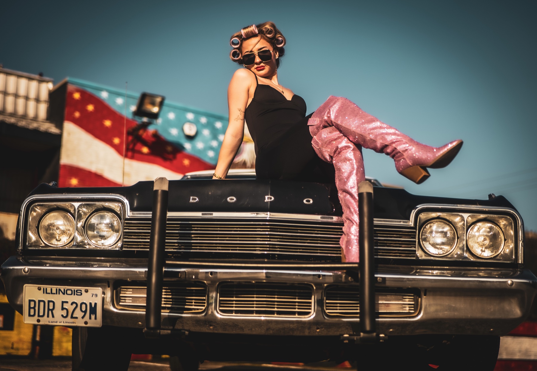Creative location photography for an artist campaign
